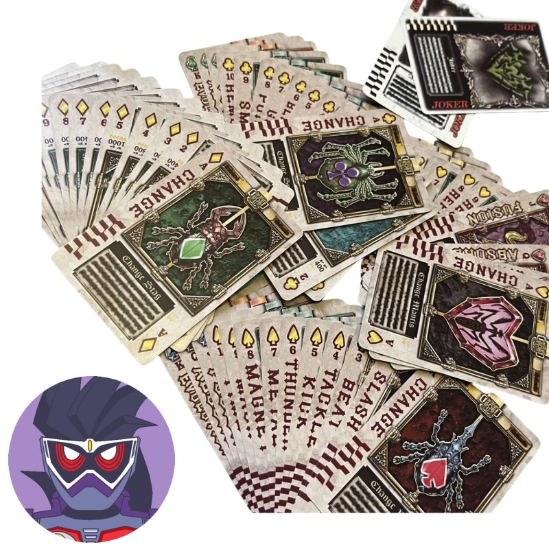 Card Game Deck - Bandai Kamen Rider anime characters creative