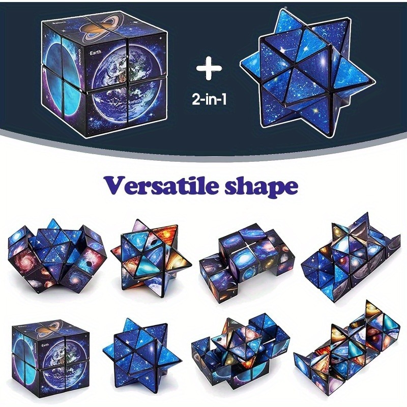 Board Game For 2 People - 2 in 1 Star Sky Cube