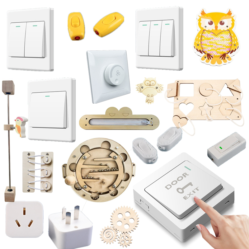 Board Game Education - Montessori European Style Busy Board Accessories