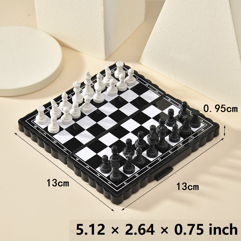 Mini Portable Magnetic Chess S - Magnetic Travel Chess recension och pris
