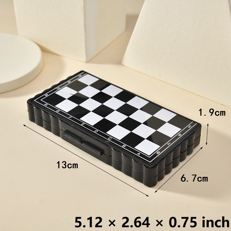 Mini Portable Magnetic Chess S - Magnetic Travel Chess recension och pris
