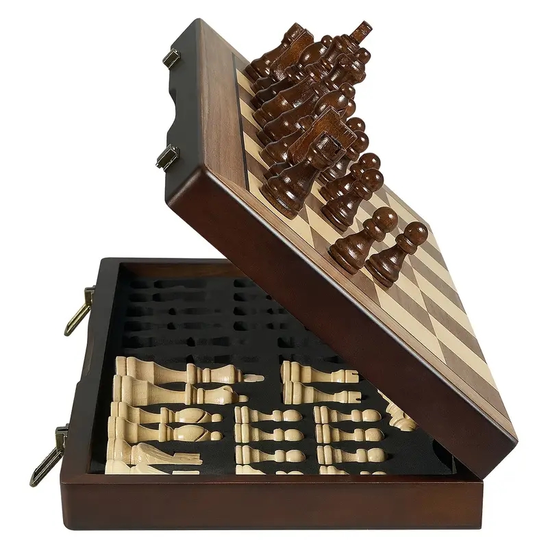 39.3cm/15.47inch magnetic wood - Magnetic Travel Chess recension och pris