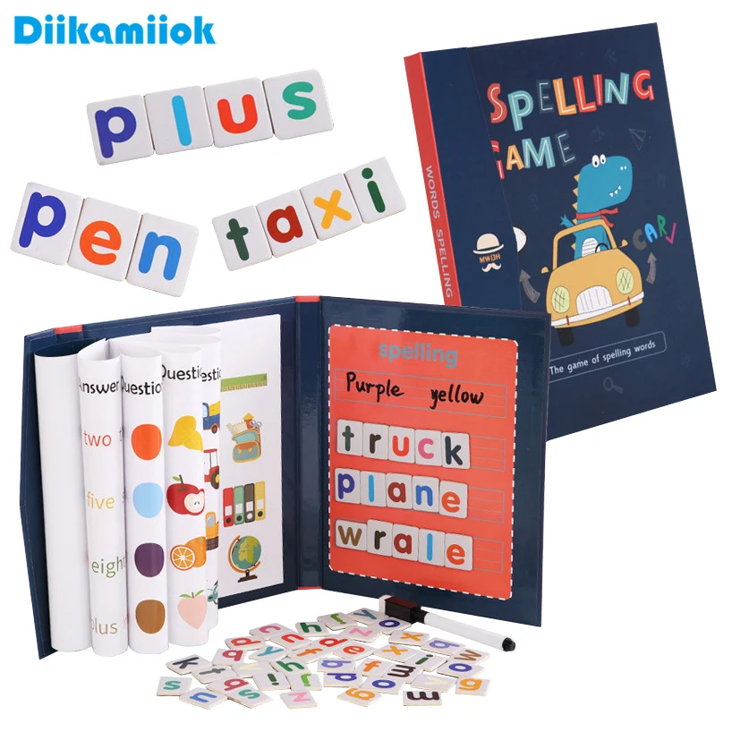 1pc Magnetic Alphabet Spelling - Board Game English For Kids recension och pris