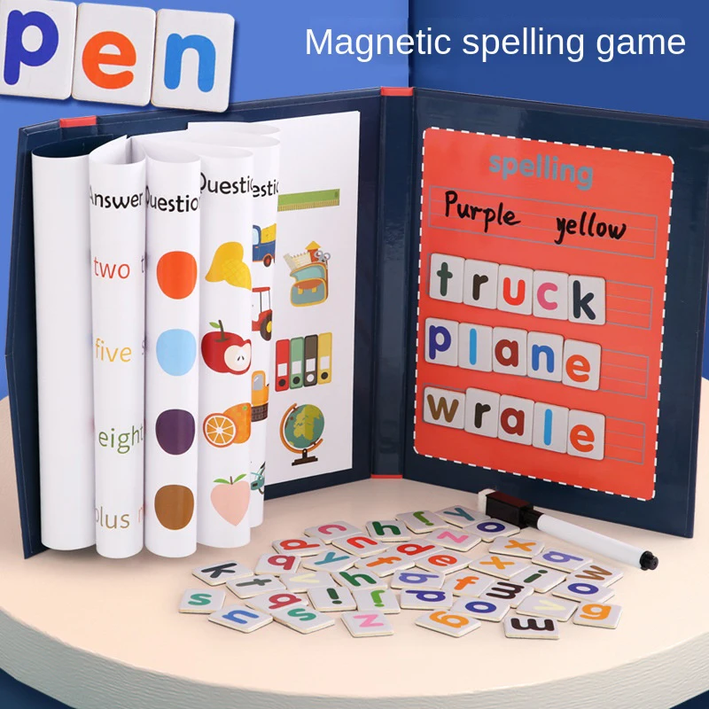 1pc Magnetic Alphabet Spelling - Board Game English For Kids recension och pris
