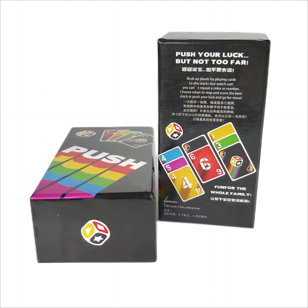 Push Card Game Adults and Teen - Board Game For 2 People recension och pris