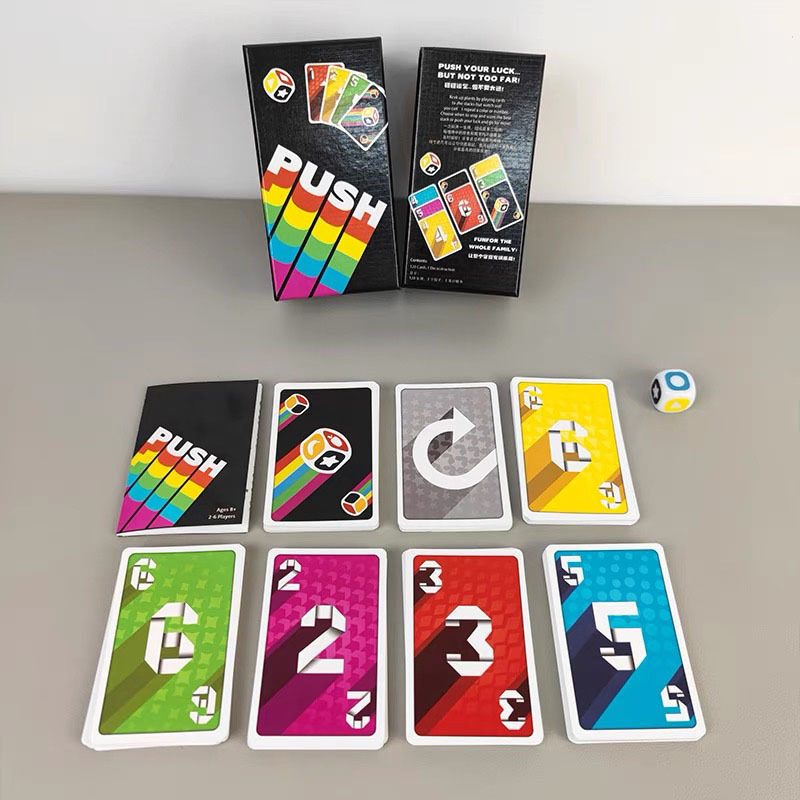 Push Card Game Adults and Teen - Board Game For 2 People recension och pris