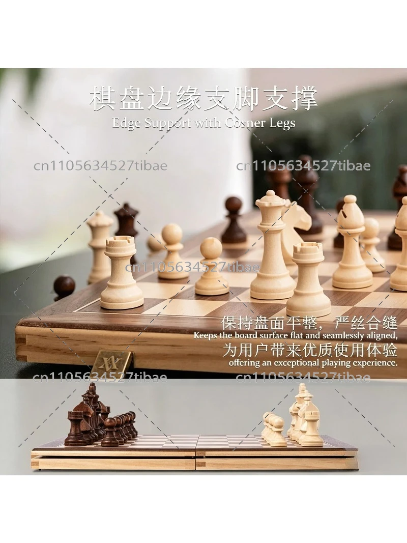 Magnetic Chess Set Solid Wood  - Magnetic Travel Chess recension och pris