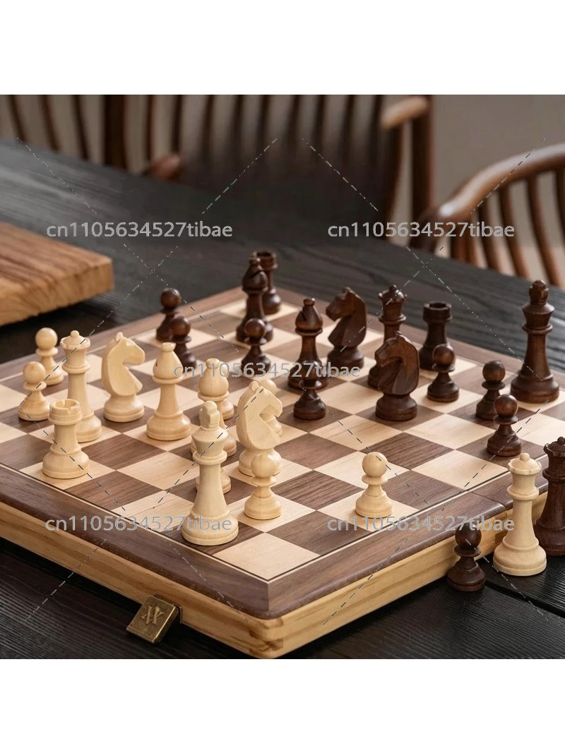 Magnetic Chess Set Solid Wood  - Magnetic Travel Chess recension och pris