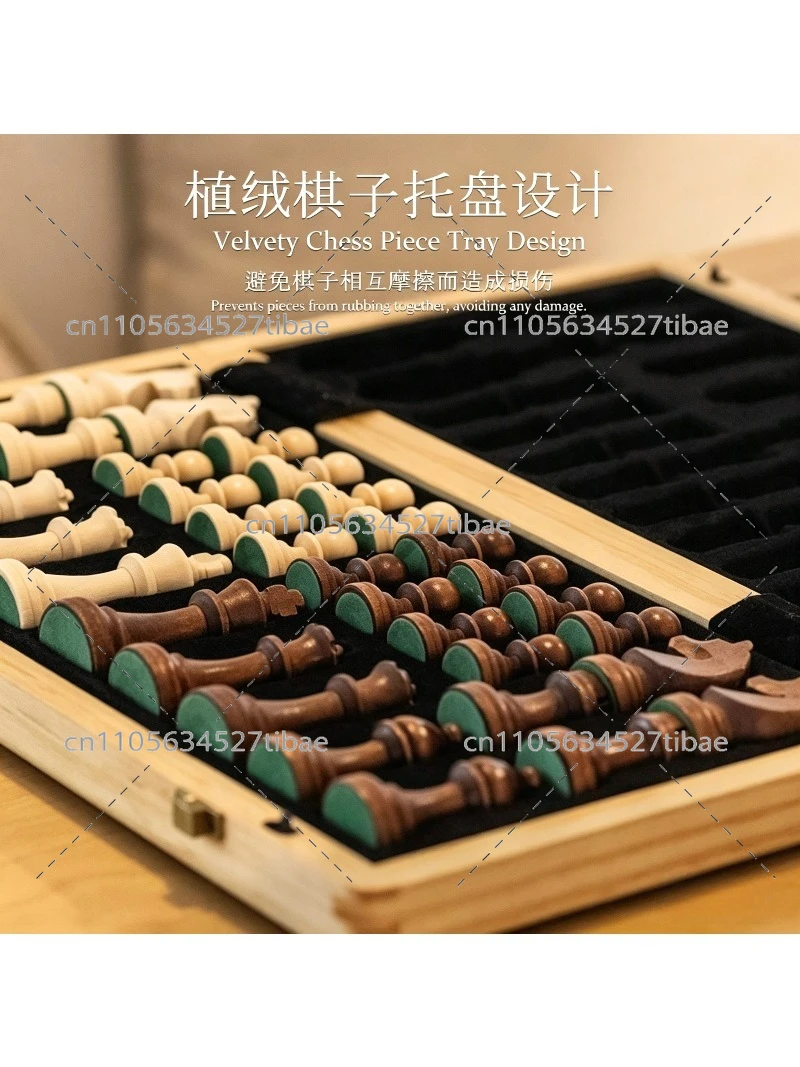Magnetic Chess Set Solid Wood  - Magnetic Travel Chess recension och pris