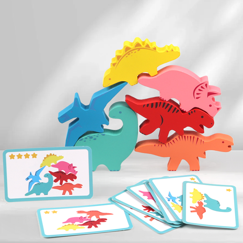 Wooden Balance Blocks Toys For - Board Game Nature recension och pris