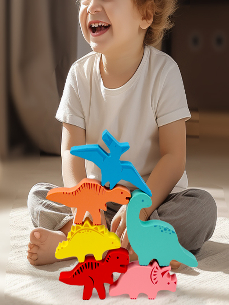 Wooden Balance Blocks Toys For - Board Game Nature recension och pris