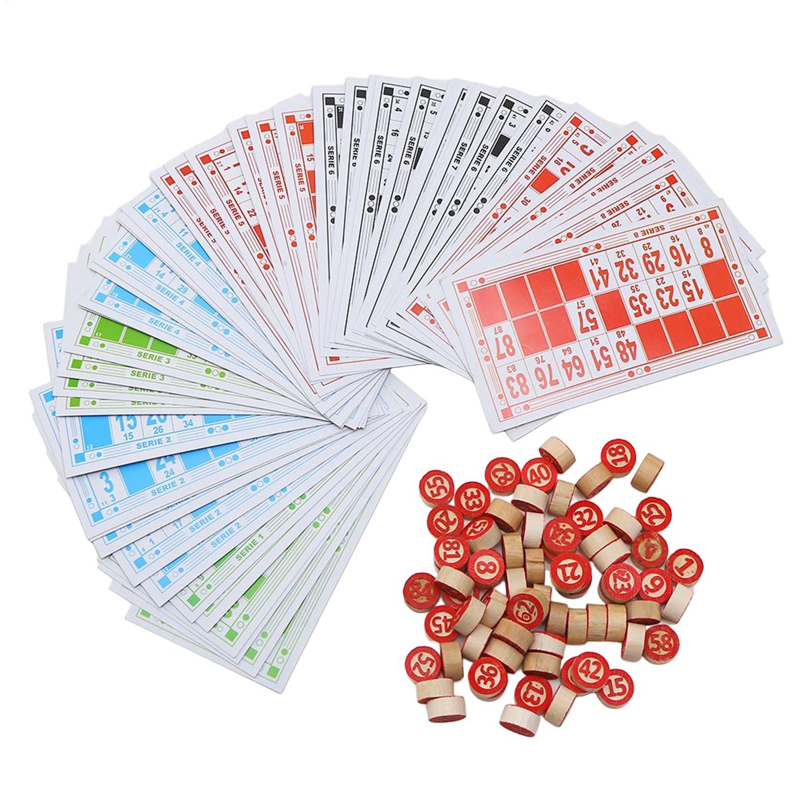 Vintage Wooden Bingo Game Set  - Board Game Vintage recension och pris