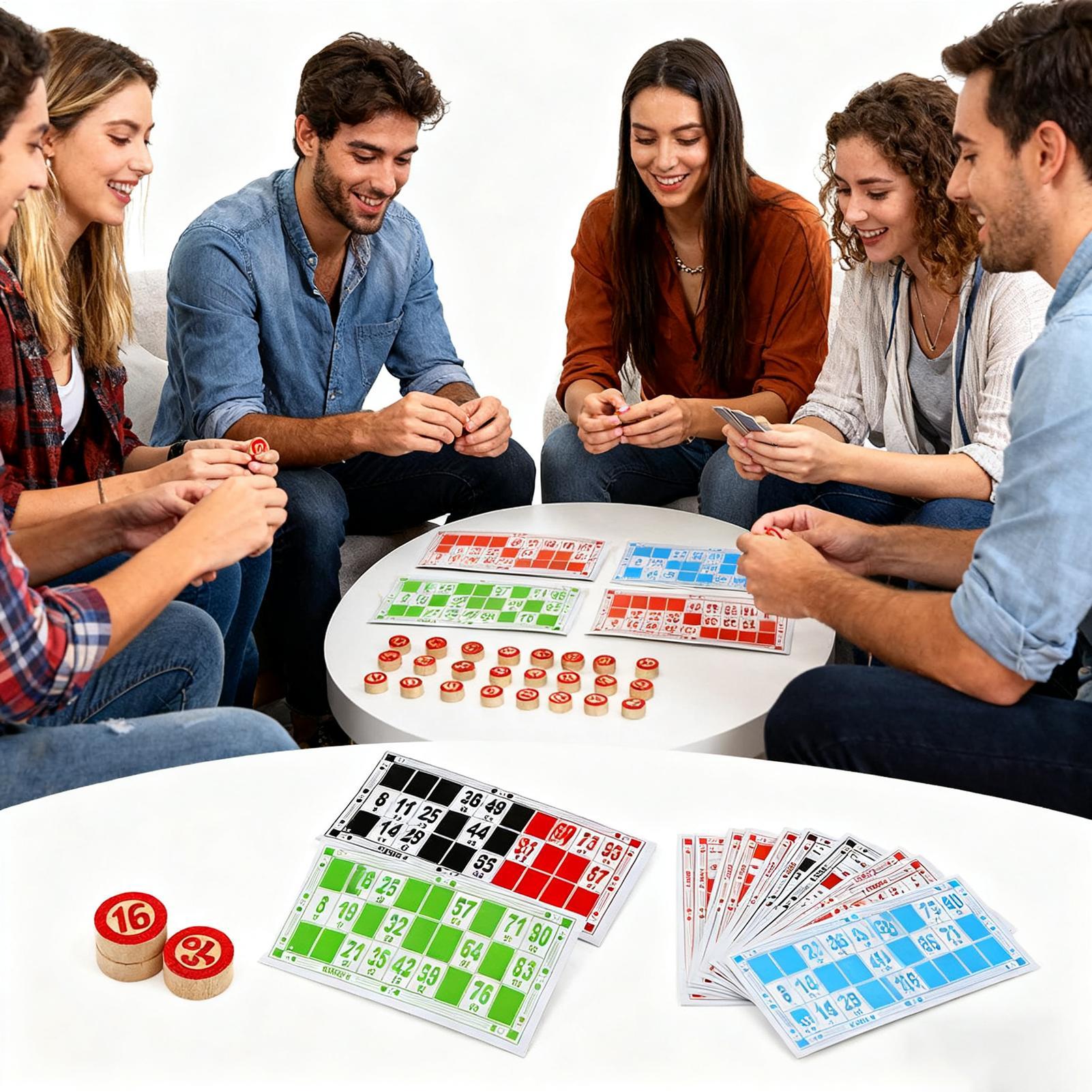 Vintage Wooden Bingo Game Set  - Board Game Vintage recension och pris