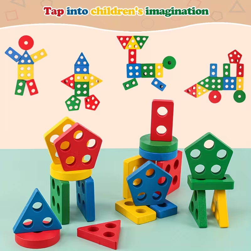 Montessori Wooden Games Baby T - Board Game For 2 People recension och pris