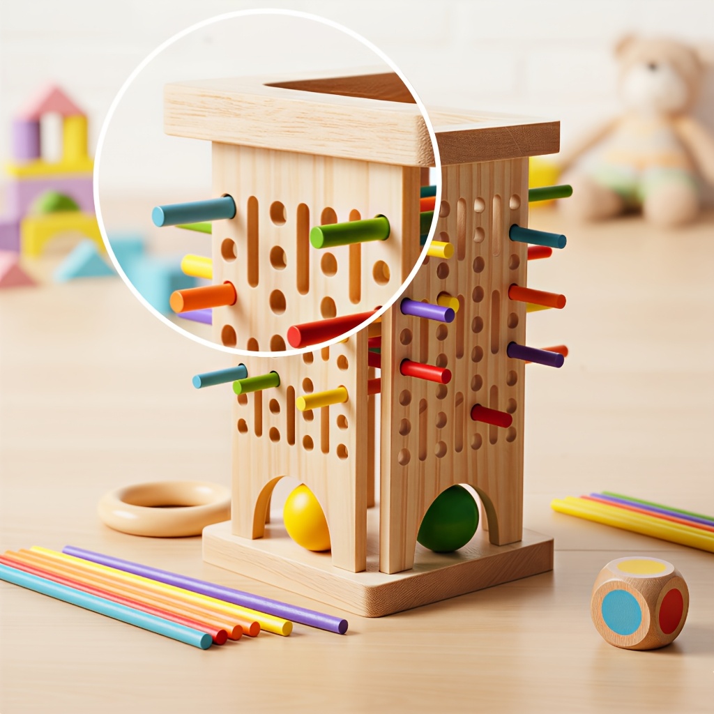 Montessori Wooden Board Game C - Board Game Family recension och pris