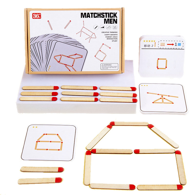 Montessori Matches Puzzles Gam - Board Game Nature recension och pris