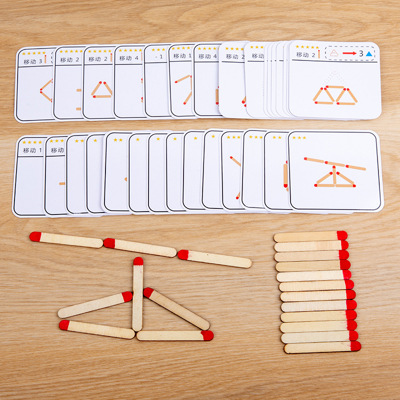 Montessori Matches Puzzles Gam - Board Game Nature recension och pris