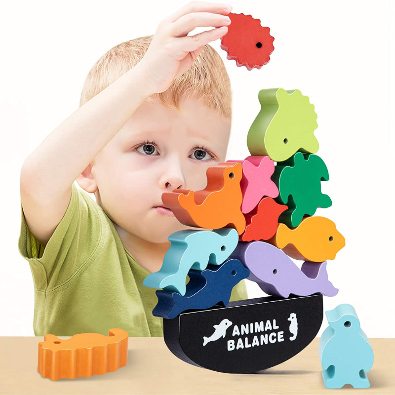 New Children Montessori Wooden - Board Game Nature recension och pris