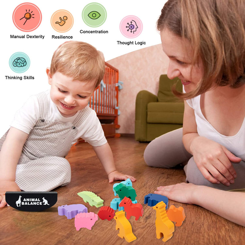 New Children Montessori Wooden - Board Game Nature recension och pris
