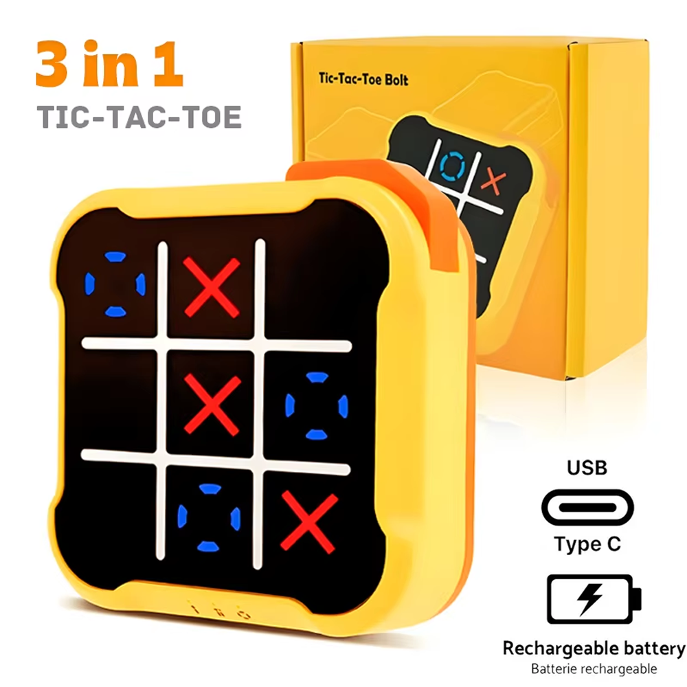 3in1 Electronic TIC-TAC-TOE Bo - Board Game English For Kids recension och pris