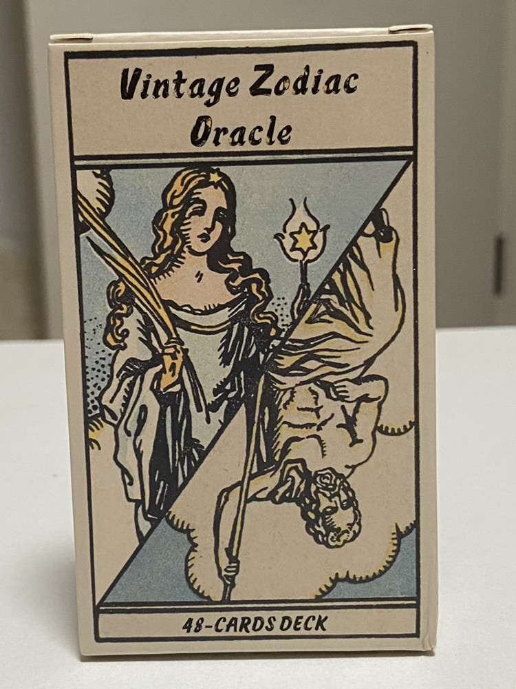 vintage zodiac oracle cards 48 - Board Game Vintage recension och pris