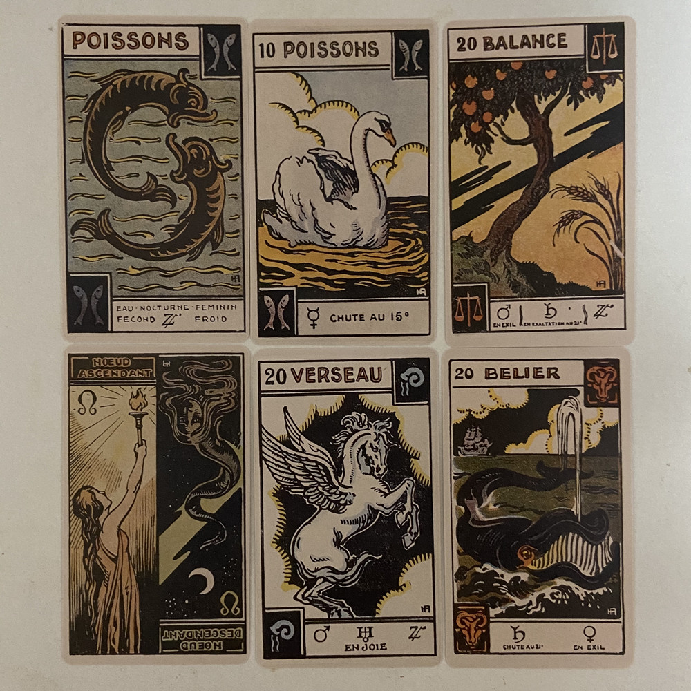 vintage zodiac oracle cards 48 - Board Game Vintage recension och pris