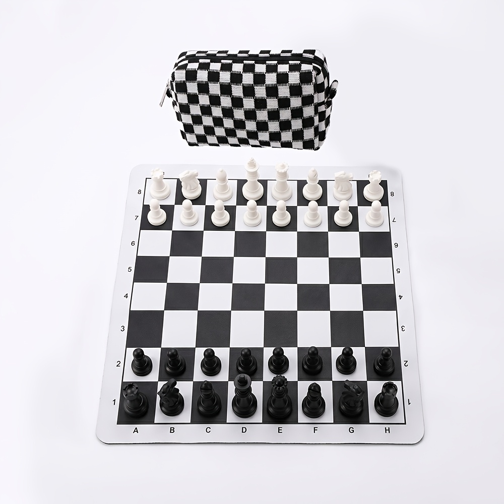 35cm/13.78in Chess Set Foldabl - Magnetic Travel Chess recension och pris