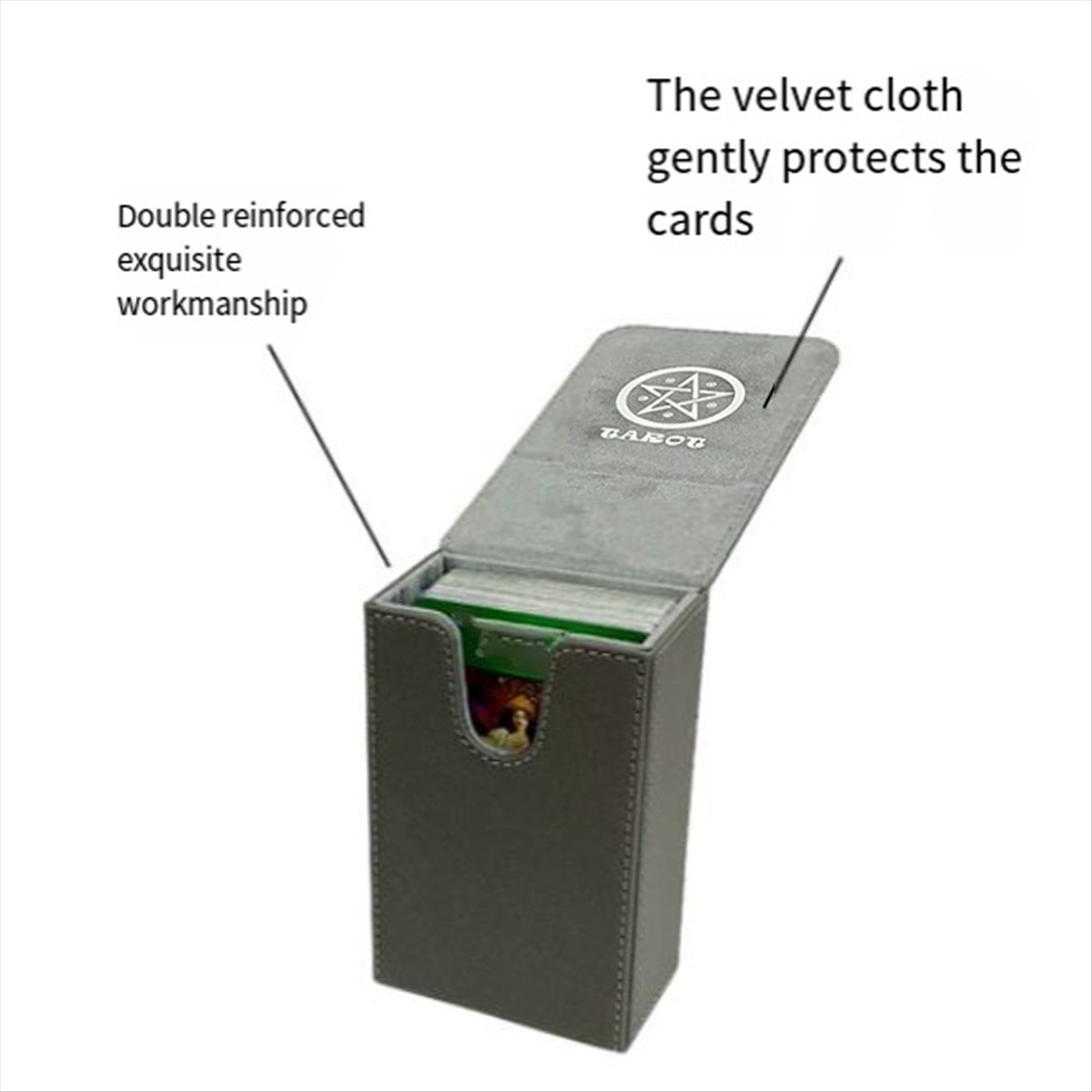 ABST Black Red Pattern Tarot C - Card Game Deck recension och pris
