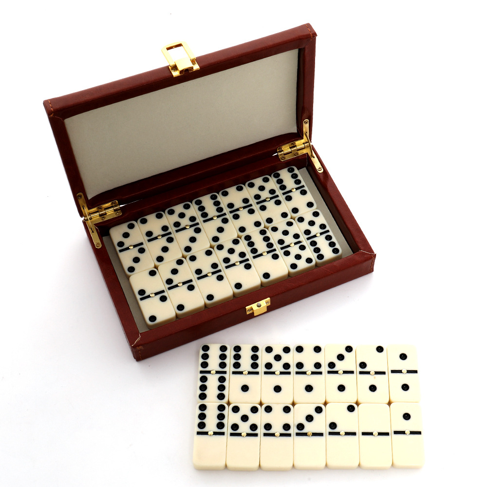 28Pcs Resin Domino Set Classic - Board Game Family recension och pris