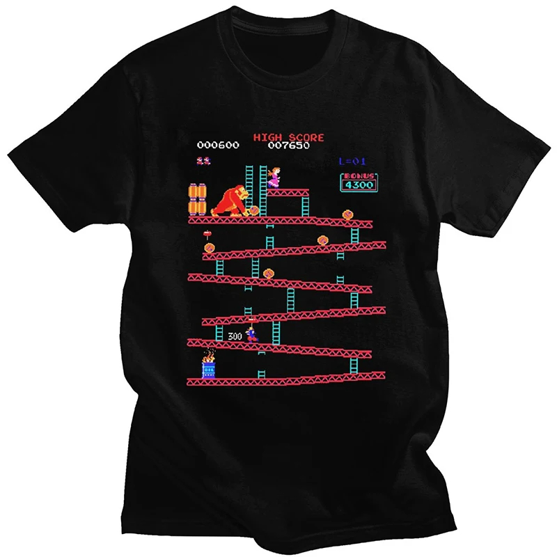 Funny Donkey Kong T Shirt Men  - Board Game Vintage recension och pris