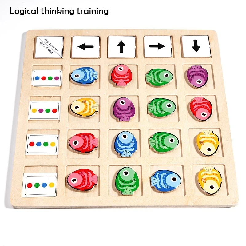 Wooden Montessori Toys Childre - Board Game Nature recension och pris