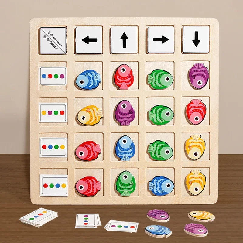 Wooden Montessori Toys Childre - Board Game Nature recension och pris