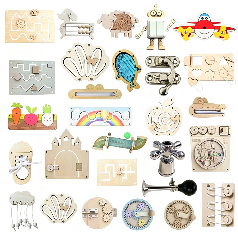 Kids Busy Board DIY Accessorie - Board Game Nature recension och pris
