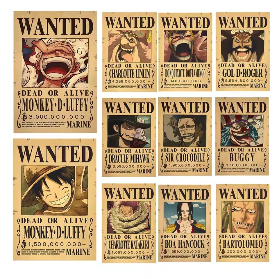 Anime One Piece Bounty Wanted  - Board Game Vintage recension och pris