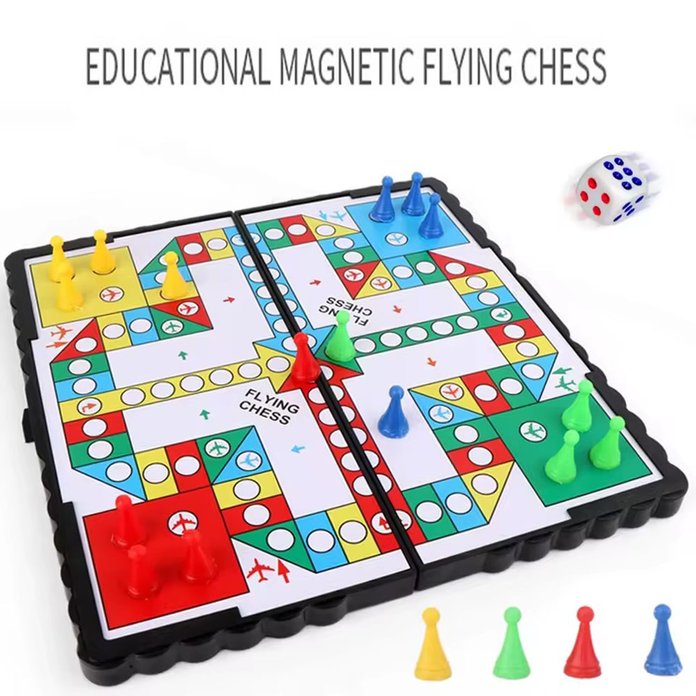 Foldable magnetic flying chess - Magnetic Travel Chess recension och pris