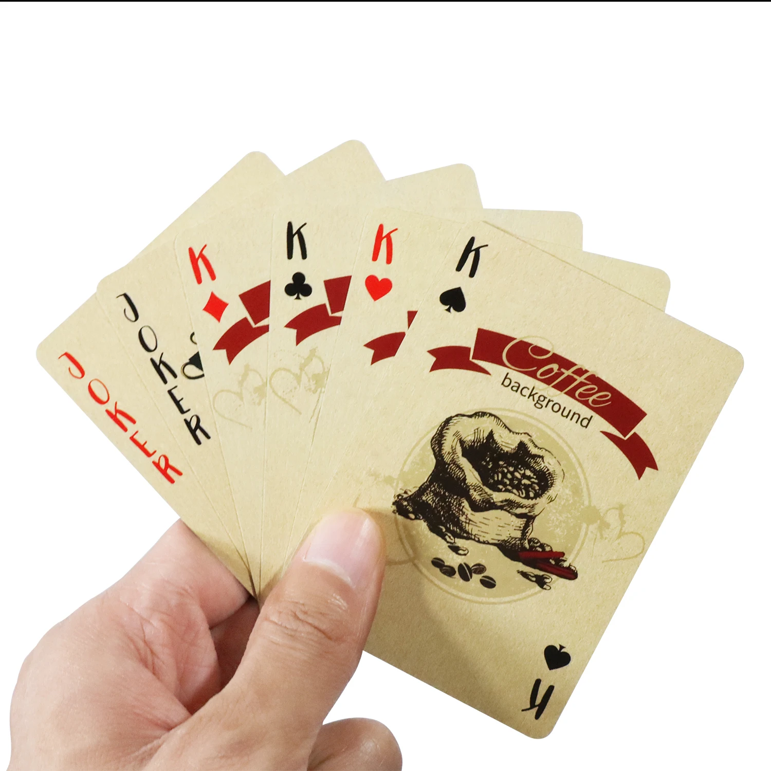 Coffee Paper Playing Cards Vin - Board Game Vintage recension och pris