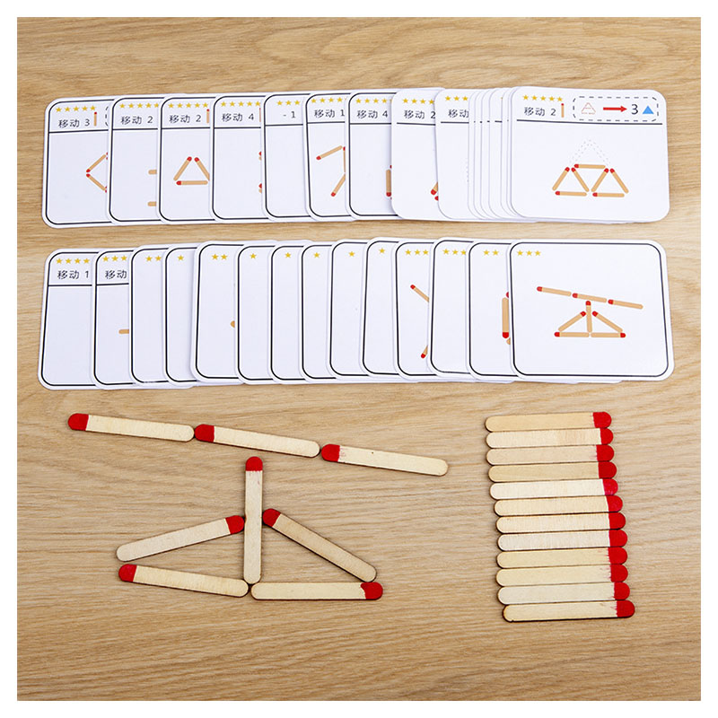 Montessori Matches Puzzles Gam - Board Game Nature recension och pris
