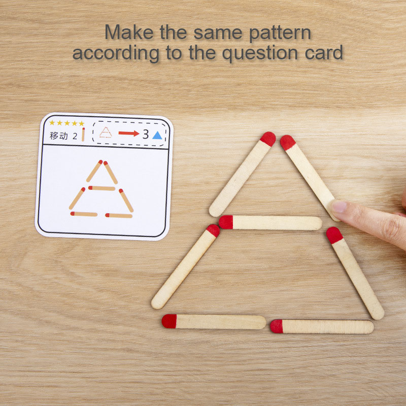 Montessori Matches Puzzles Gam - Board Game Nature recension och pris