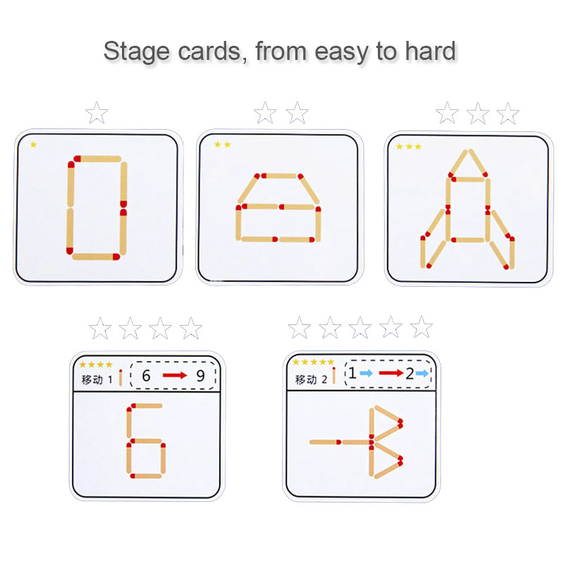 Montessori Matches Puzzles Gam - Board Game Nature recension och pris