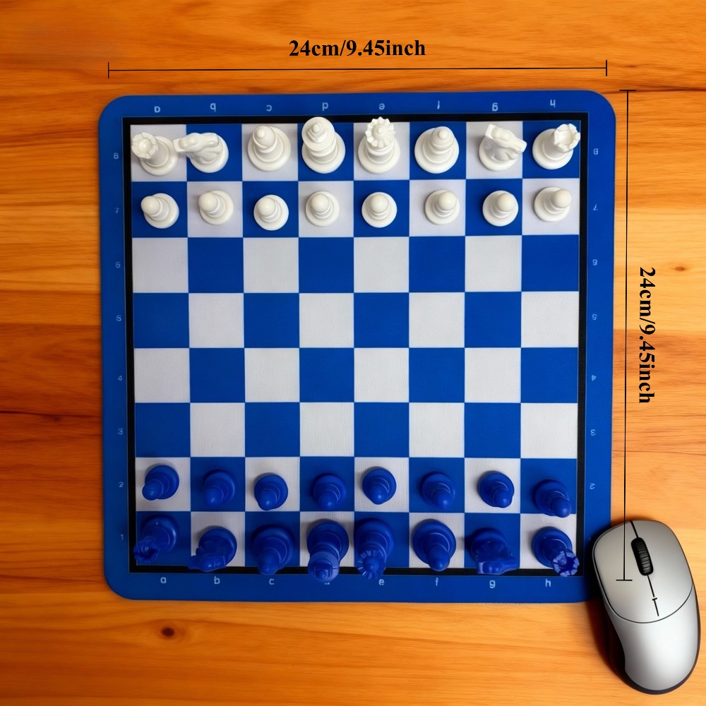 Classic Chess Set with 24*24cm - Magnetic Travel Chess recension och pris