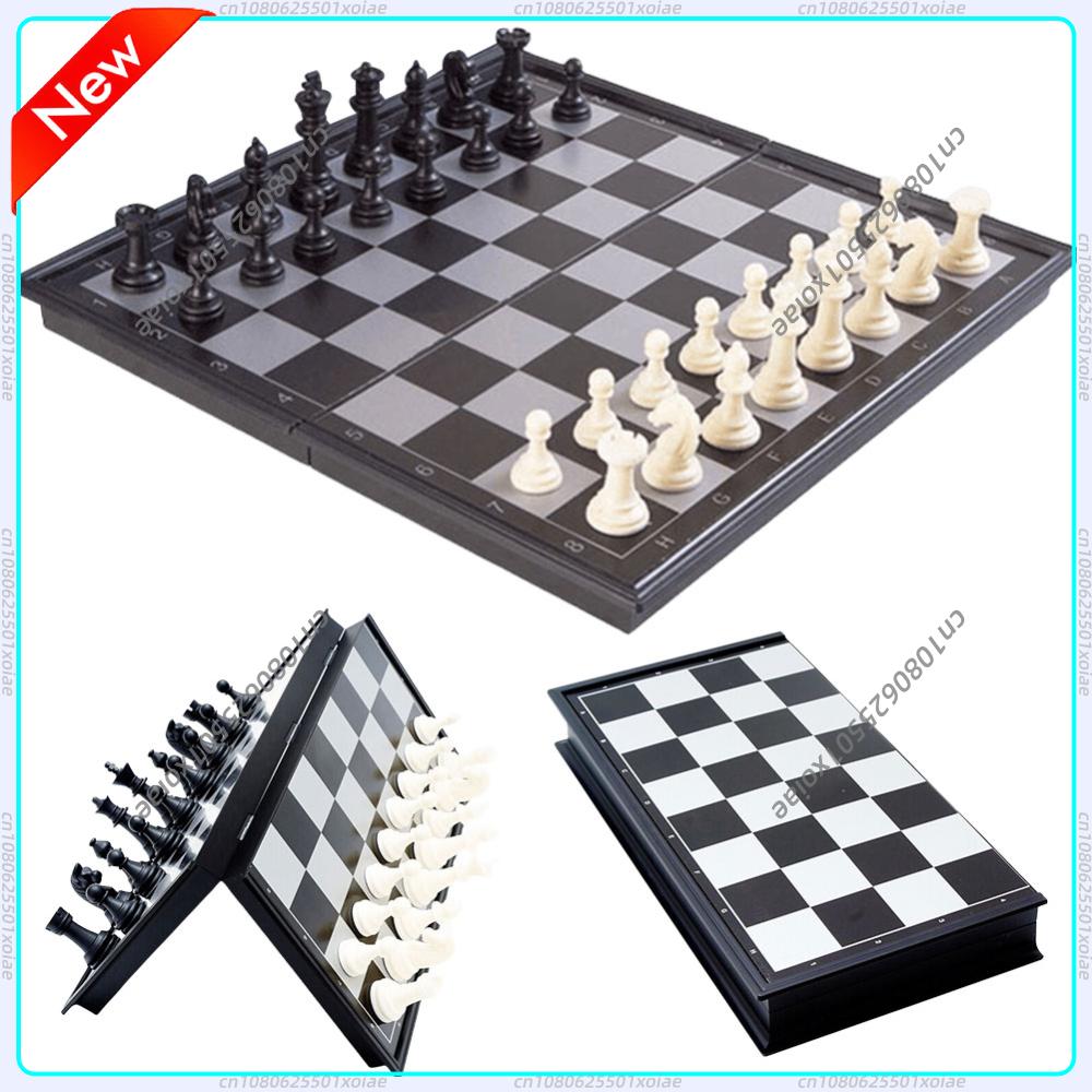 Folding Magnetic Chess 19.5*19 - Magnetic Travel Chess recension och pris