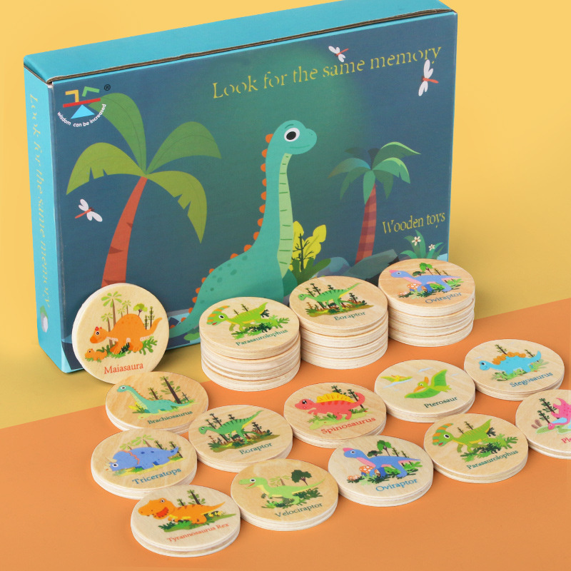 Memory Game Dinosaur Matching  - Board Game Nature recension och pris