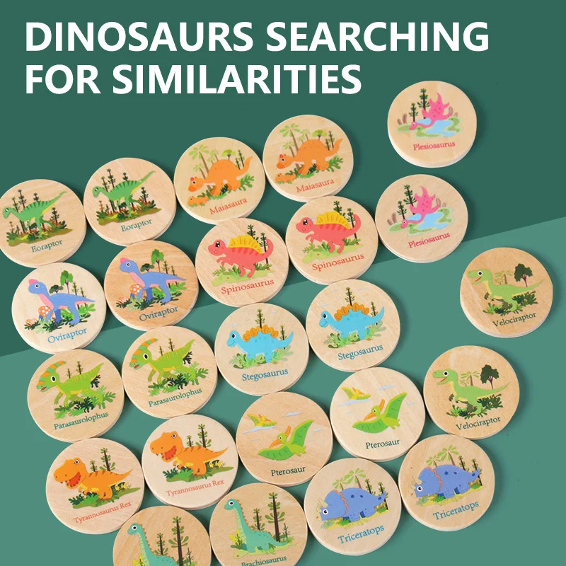 Memory Game Dinosaur Matching  - Board Game Nature recension och pris