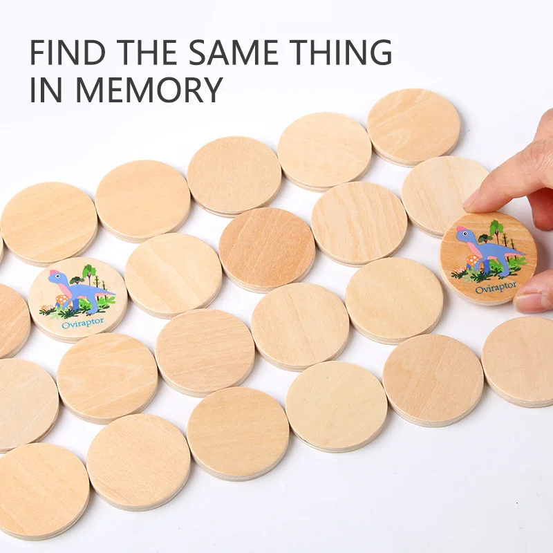Memory Game Dinosaur Matching  - Board Game Nature recension och pris