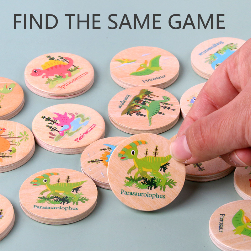 Memory Game Dinosaur Matching  - Board Game Nature recension och pris