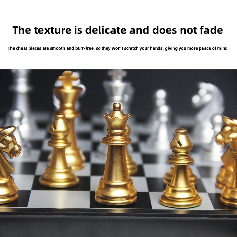 Magnetic Gold Silver Chess Set - Magnetic Travel Chess recension och pris