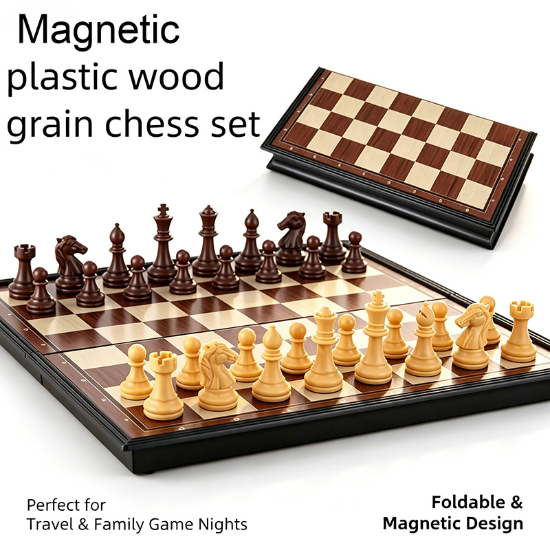 24CM Foldable Magnetic Chess G - Magnetic Travel Chess recension och pris