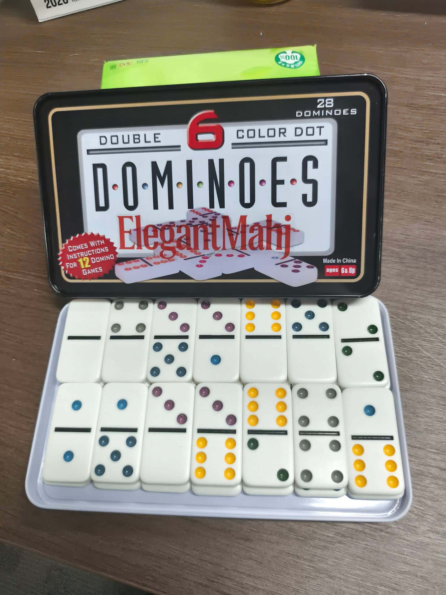ElegantMahj Double Six Dominoe - Board Game Family recension och pris