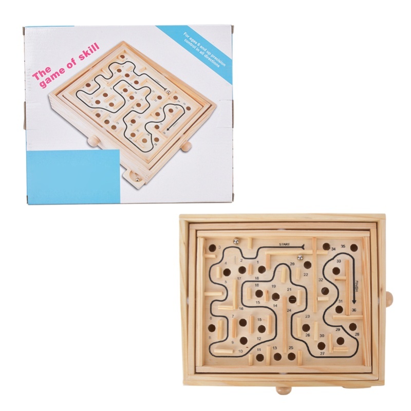 Adult Kid Wooden Educational M - Board Game Education recension och pris