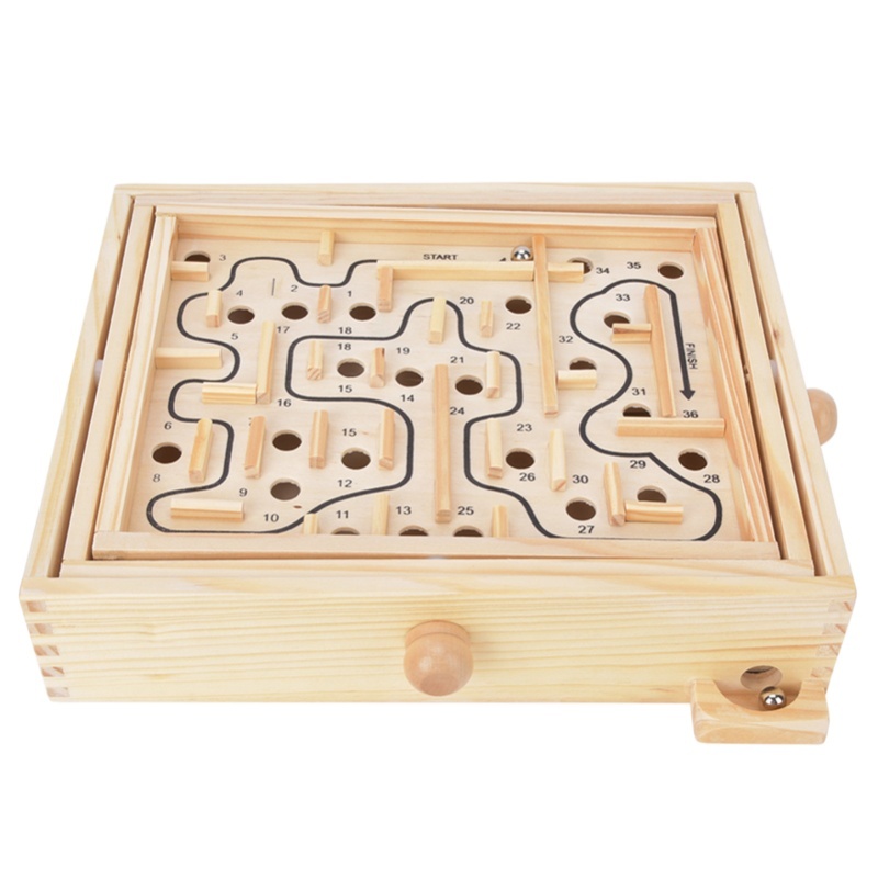 Adult Kid Wooden Educational M - Board Game Education recension och pris